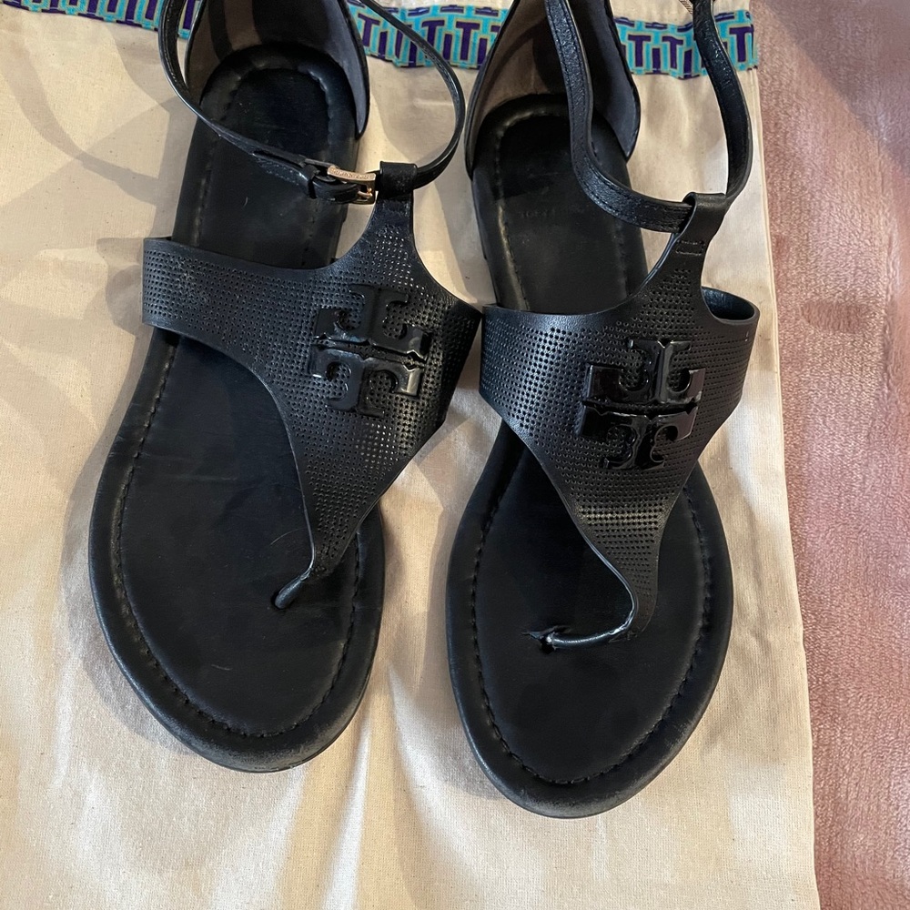 Black “Tory Burch” sandals
